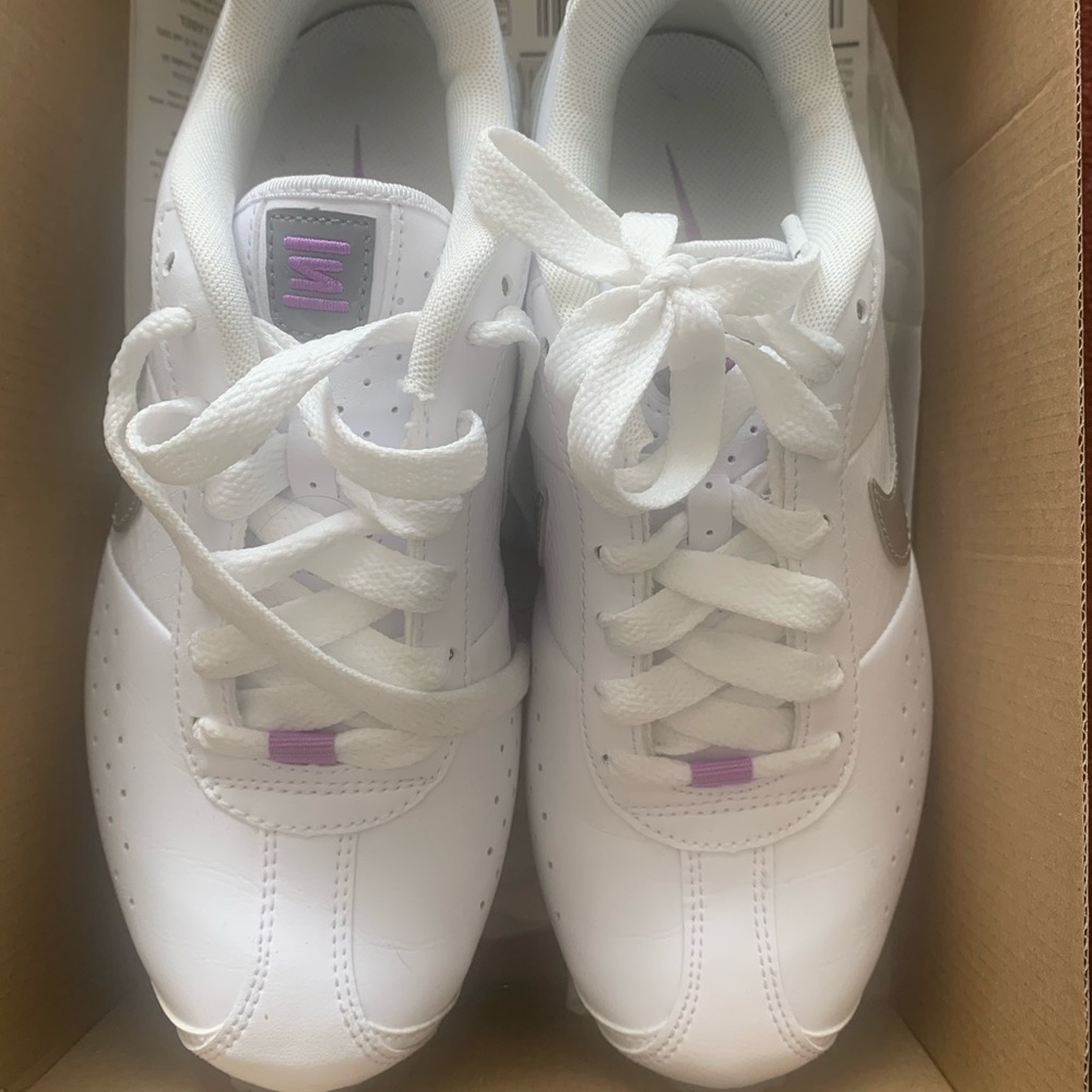 Women’s Nike white shox